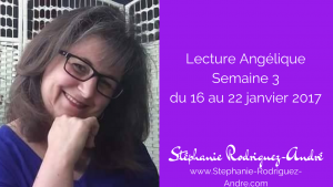 Lecture Angélique semaine 3 - du 16 au 22 janvier 2017