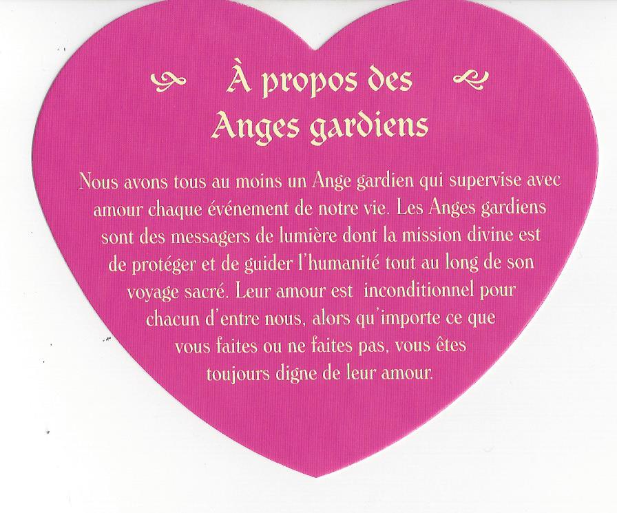 Ange Gardien - Cartes Le Petit Oracle des Anges Gardines - Toni Carmine Salerno