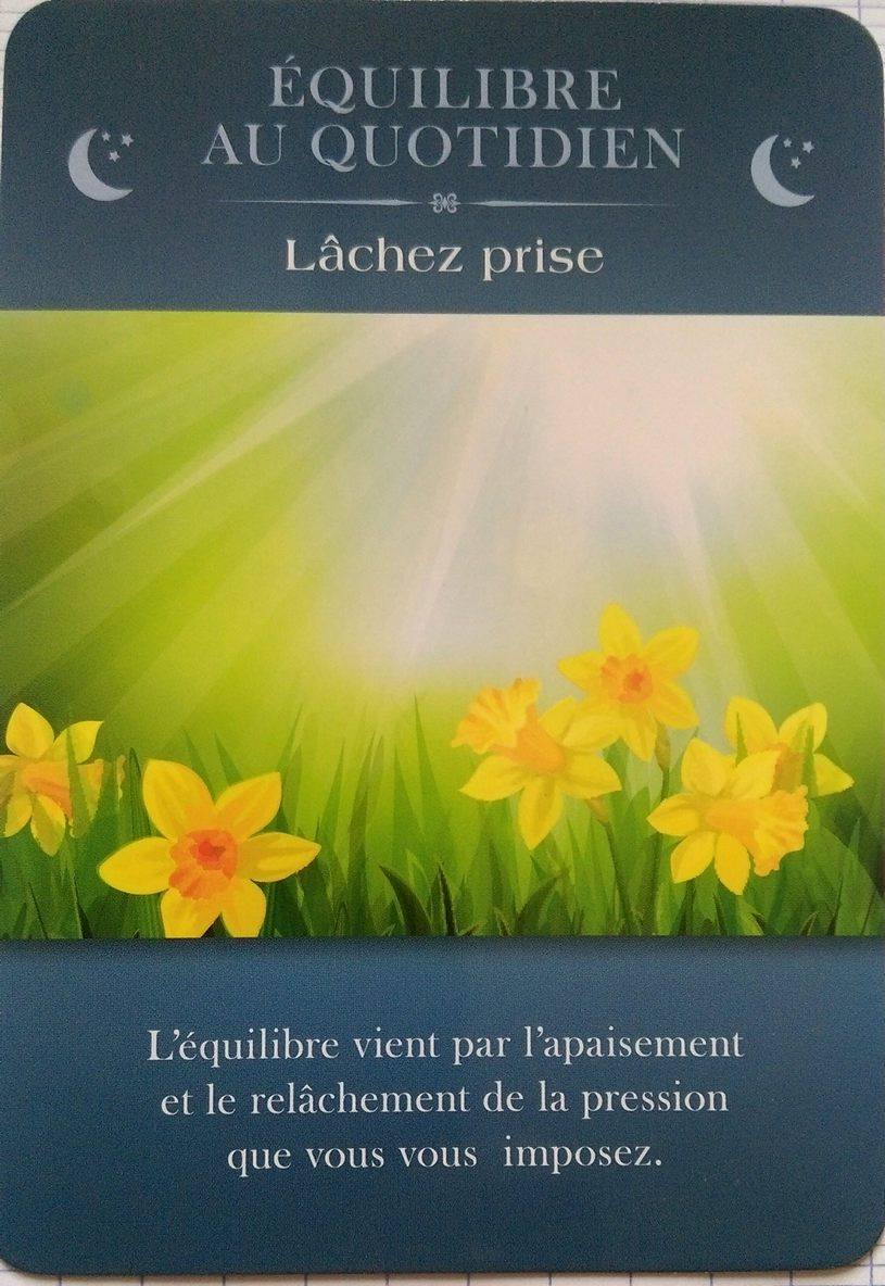 Lâcher prise - Cartes d'Inspiration Aimer sa Vie - Marc Babin et Sylvie Goudreau