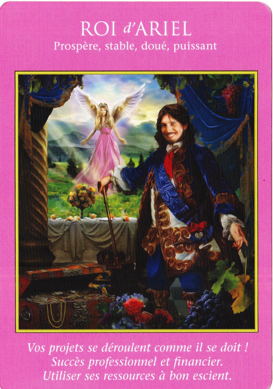 Roi d'Ariel - Tarot des Archanges - Doreen Virtue