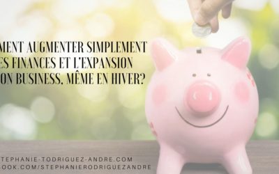 Comment augmenter simplement tes finances et l’expansion de ton business, même en hiver ?